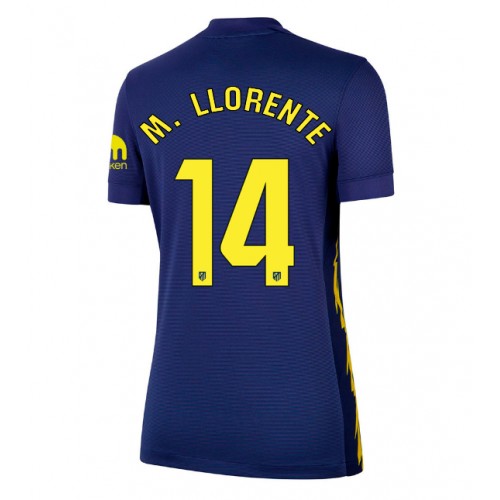 Stroje piłkarskie Atletico Madrid Marcos Llorente #14 Koszulka Wyjazdowej dla damskie 2025-26 Krótki Rękaw